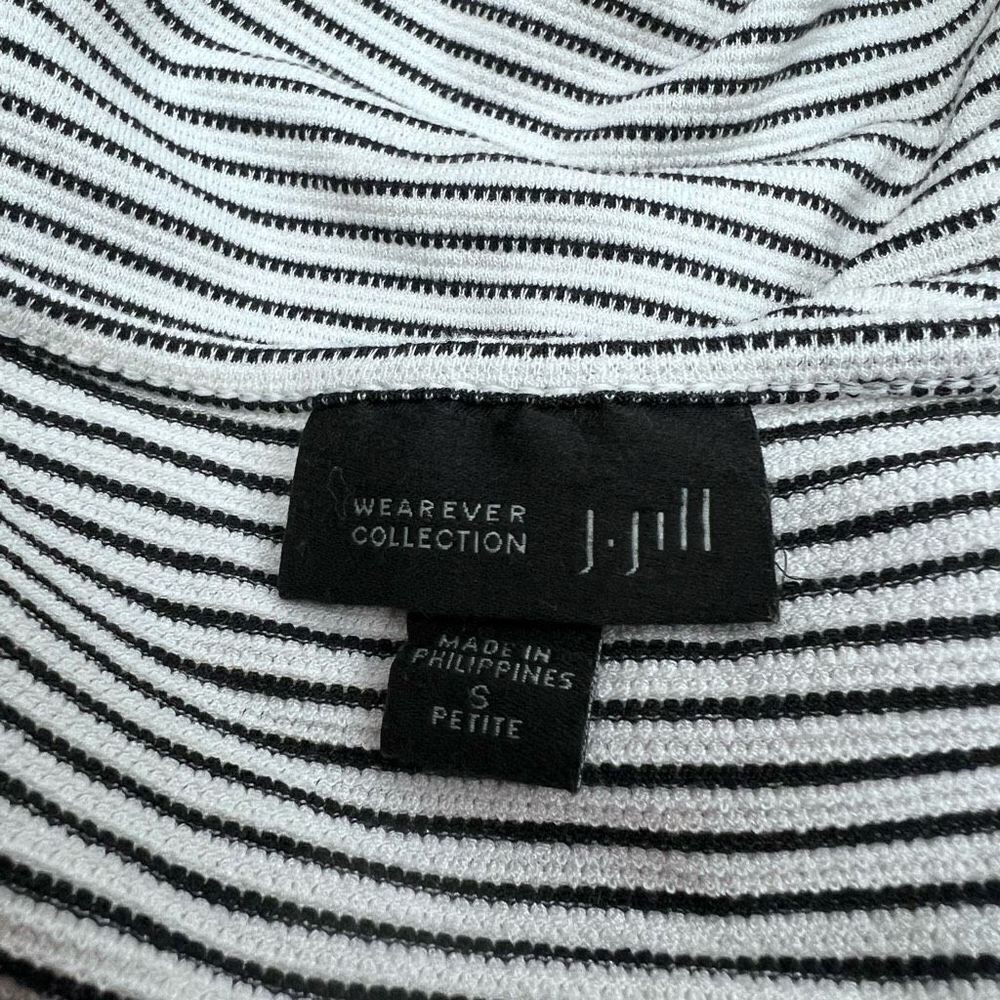 J.Jill Wearever Collection Striped Knit Tunic Top Women’s Petite Small - Picture 5 of 8